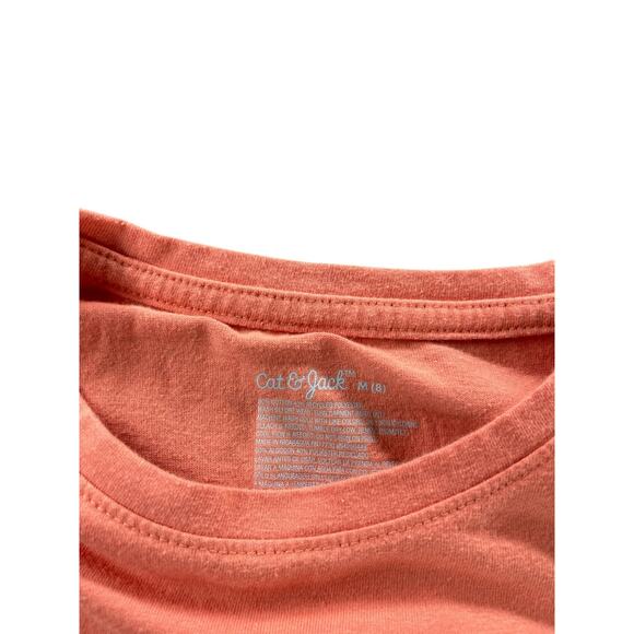 Cat & Jack Girls Black White Set of 2 T-Shirt Bundle Youth Size Medium 8 - Picture 3 of 5